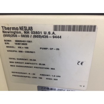 Thermo Neslab 388204011501 HX+150 Recirculating Chiller
